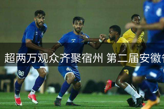超两万观众齐聚宿州 第二届安徽省青少年足球联赛开启